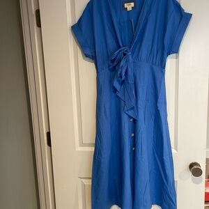 Maeve by Anthropologie Blue Dress